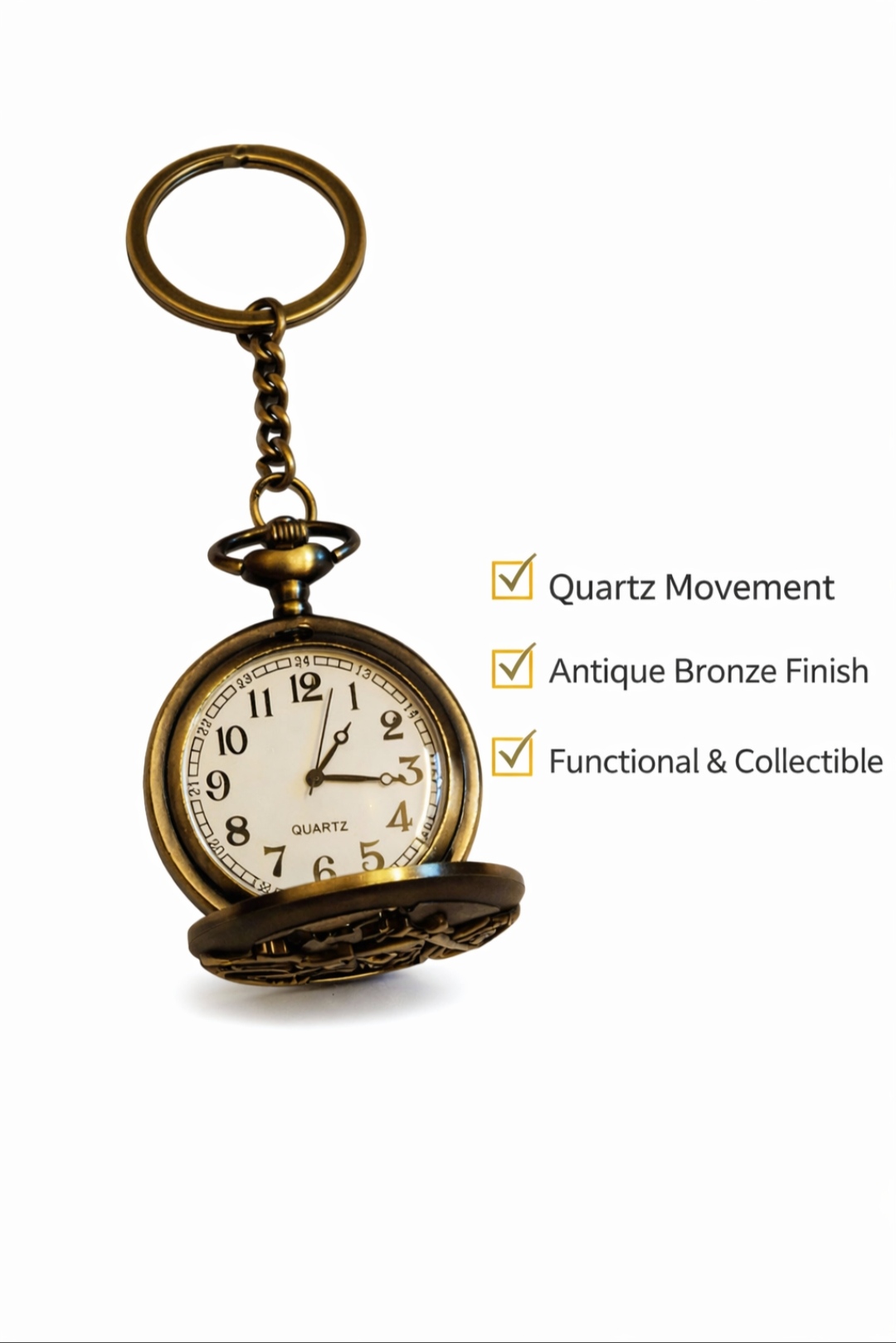 Vintage Motorcycle Pocket Watch - Image 1