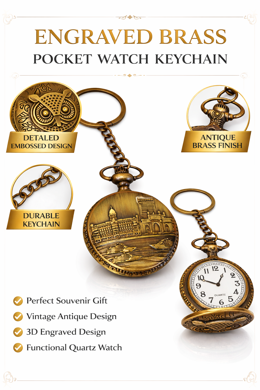 Vintage Owl Engraved - Image 3