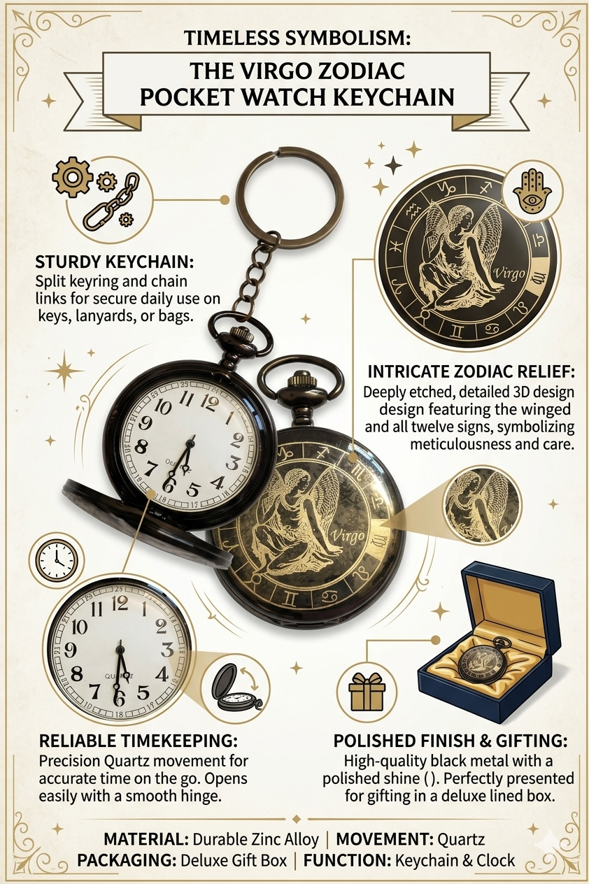 Virgo Pocket Watch - Image 4