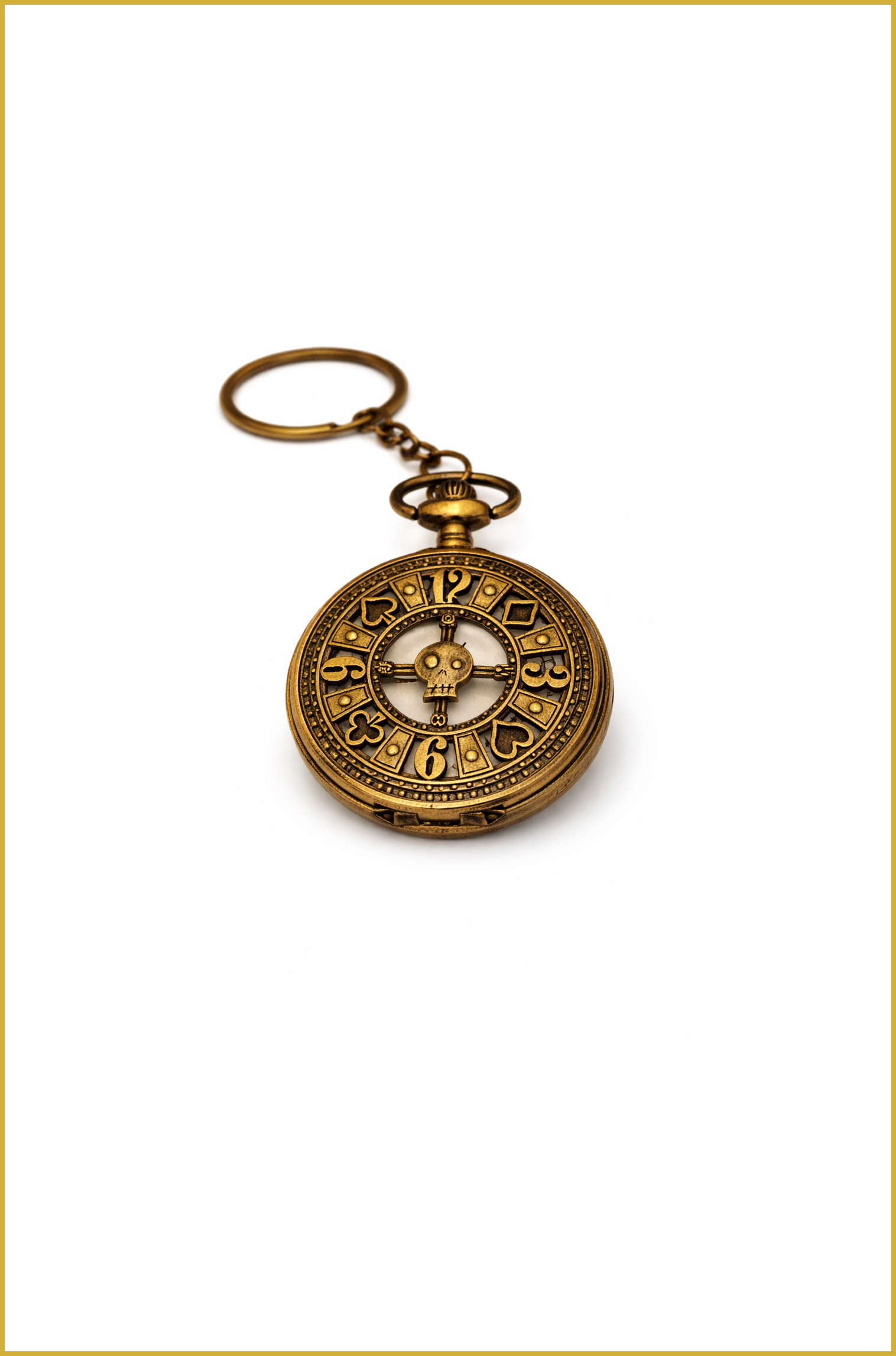 Steampunk Pocket Watch Keychain - Image 5